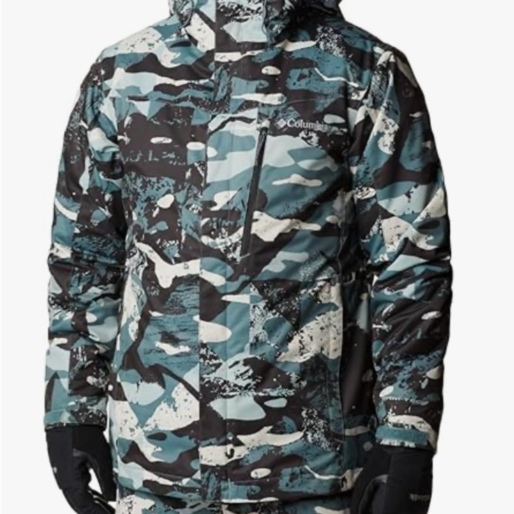 Like New. Men’s Columbia Omni Tech Whirlibird IV Interchange Snow Jacket XL